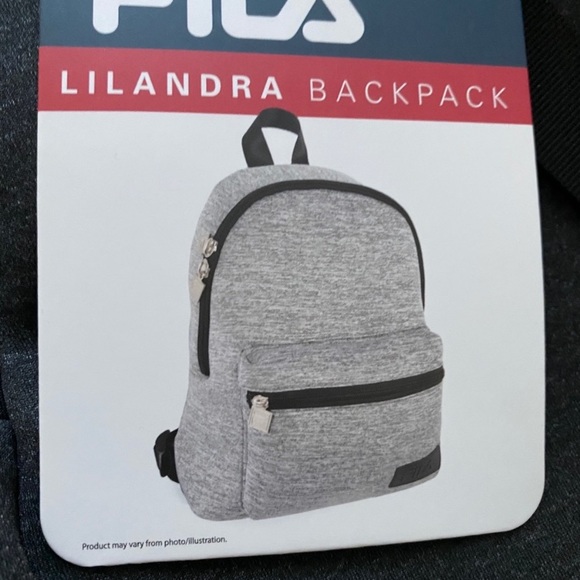 FILA Lilandra Backpack in light & dark grey NWT - Picture 12 of 14